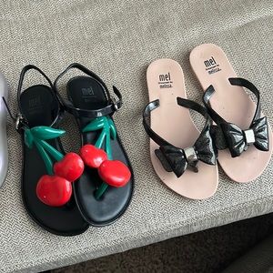 Mellisa Sandals: Super cute for spring and summer// one bow moves on shoe